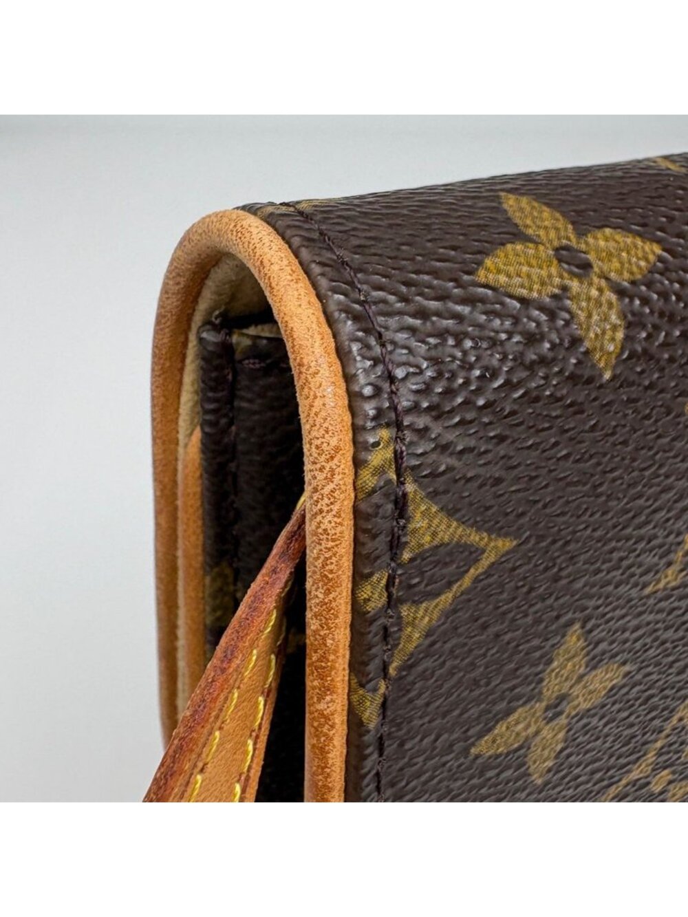 Louis Vuitton Pochette Twin GM Clutch 2-Way Shoulder Bag Monogram Brown - Picture 5 of 11